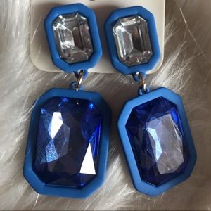 New Blue Dangly Earrings